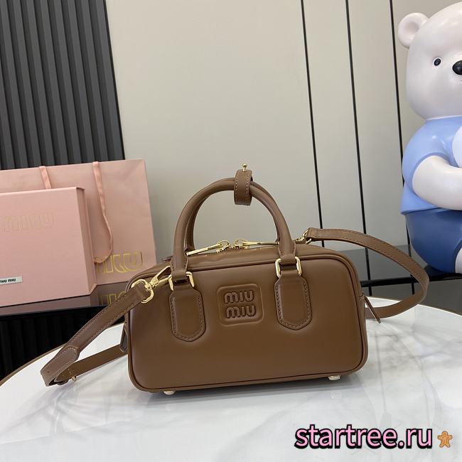 Miu Miu Arcadie Mini Bag Brown-22cm - 1