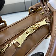 Miu Miu Arcadie Mini Bag Brown-22cm - 5