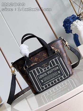 Louis Vuitton REVERSIBLE Neverfull Bandoulière Inside Out BB M12099