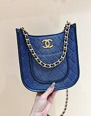 Chanel 24S Denim Hobo-22*6*24CM - 1