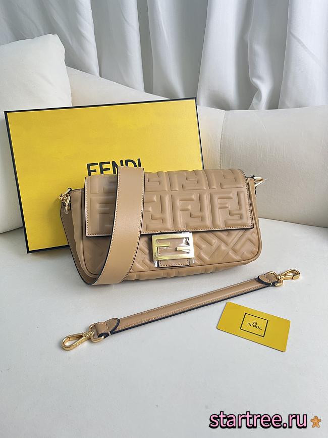 Fendi| Baguette Nappa Leather Bag - 27x15x6cm - 1