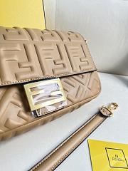 Fendi| Baguette Nappa Leather Bag - 27x15x6cm - 2