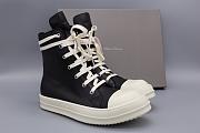 Rick Owens Washed Calfskin Sneakers - 1