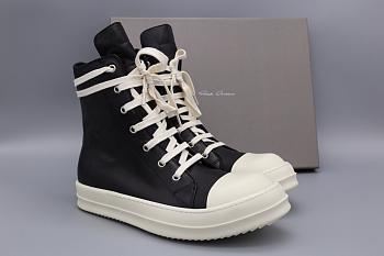 Rick Owens Washed Calfskin Sneakers