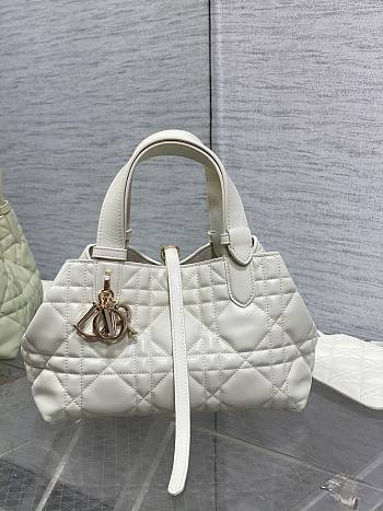 DIOR Small TOUJOURS BAG White