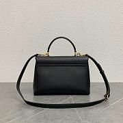 Celine MEDIUM NINO BAG in shiny calfskin Black-25 x 17.5 x 10 CM - 4