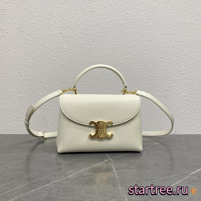 Celine Teen NINO BAG in calfskin White-20.5 x 13 x 8 CM - 1
