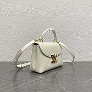 Celine Teen NINO BAG in calfskin White-20.5 x 13 x 8 CM - 4