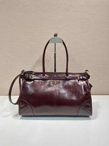 Prada Large Leather Handbag-38*30*12cm