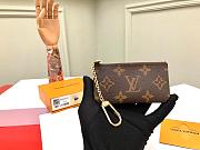 Louiis Vuitton Key Pouch M62650-12*7*1CM - 1