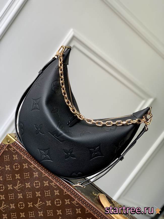 Louis Vuitton Loop Hobo Black M46725-38x26x10cm - 1