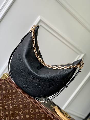 Louis Vuitton Loop Hobo Black M46725-38x26x10cm
