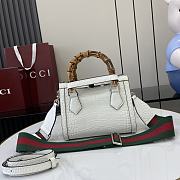 Gucci Diana Top HandBags In Crocodile Leather-20x16x10CM - 4