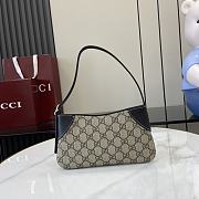 Gucci GG Emblem super mini shoulder bag-23x13x2cm - 1