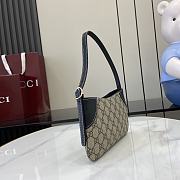 Gucci GG Emblem super mini shoulder bag-23x13x2cm - 6