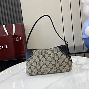 Gucci GG Emblem super mini shoulder bag-23x13x2cm - 4
