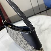 Gucci GG Emblem super mini shoulder bag-23x13x2cm - 3
