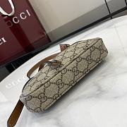 Gucci GG Emblem super mini shoulder bag Dark Brown-23x13x2cm - 2