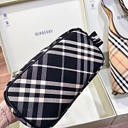 Burberry Small Check Shoulder Bag Black-26.5*13.5*46.5cm - 5