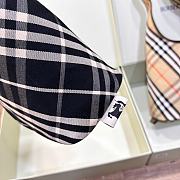Burberry Small Check Shoulder Bag Black-26.5*13.5*46.5cm - 3