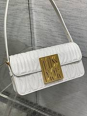 Christian Dior Miss Dior Flap Bag White-18x6.5x11cm - 2