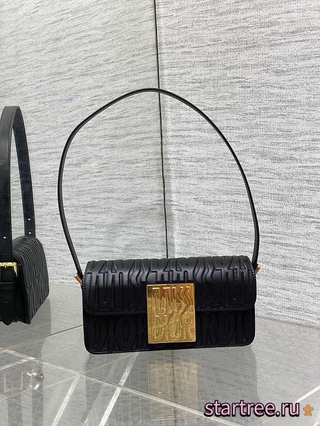 Christian Dior Miss Dior Flap Bag Black-18x6.5x11cm - 1