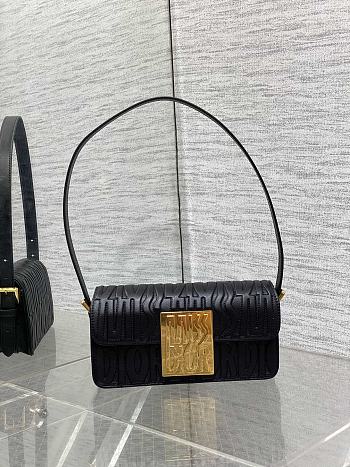 Christian Dior Miss Dior Flap Bag Black-18x6.5x11cm