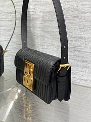 Christian Dior Miss Dior Flap Bag Black-18x6.5x11cm - 5