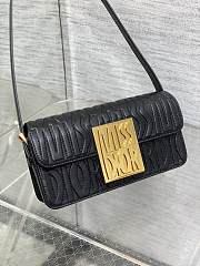 Christian Dior Miss Dior Flap Bag Black-18x6.5x11cm - 4