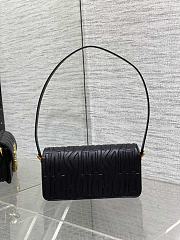 Christian Dior Miss Dior Flap Bag Black-18x6.5x11cm - 2