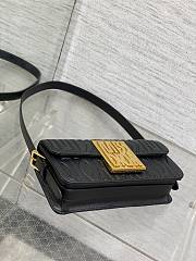 Christian Dior Miss Dior Flap Bag Black-18x6.5x11cm - 3