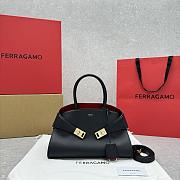 Ferragamo Hug Top-handle Bag Red Inside-32*22*14CM - 1