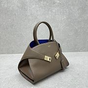 Ferragamo Hug Top-handle Bag Blue Inside-32*22*14CM - 5