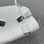 Ferragamo Hug Top-handle Bag White-32*22*14CM - 5