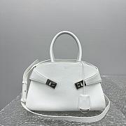 Ferragamo Hug Top-handle Bag White-32*22*14CM - 6