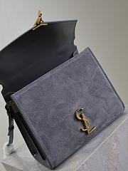 YSL Cassandra Bag Grey 24cm - 3