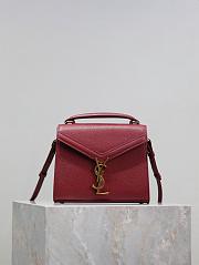 YSL CASSANDRA mini in BOX SAINT LAURENT Red-20*16*7.5cm - 1