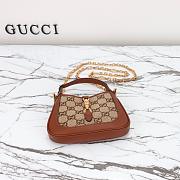 Gucci Mini Jackie Bag Brown #675799-19*13*3cm - 6