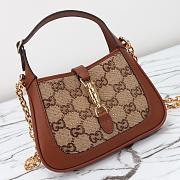 Gucci Mini Jackie Bag Brown #675799-19*13*3cm - 4