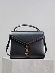 YSL CASSANDRA Small in BOX SAINT LAURENT Black-24.5*20*11.5cm - 1