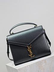 YSL CASSANDRA Small in BOX SAINT LAURENT Black-24.5*20*11.5cm - 5