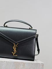 YSL CASSANDRA Small in BOX SAINT LAURENT Black-24.5*20*11.5cm - 4