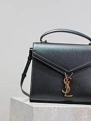 YSL CASSANDRA Small in BOX SAINT LAURENT Black-24.5*20*11.5cm - 3