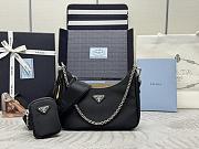 Prada Re-Edition Nylon 2005 Black Bag- 1BH204 - 22x12x6cm - 1
