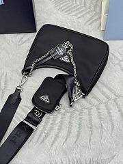 Prada Re-Edition Nylon 2005 Black Bag- 1BH204 - 22x12x6cm - 5