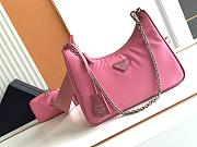 Prada Re-Edition 2005 Nylon Pink Bag- 1BH204 - 22x12x6cm - 1