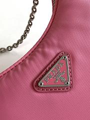 Prada Re-Edition 2005 Nylon Pink Bag- 1BH204 - 22x12x6cm - 3