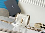 YSL JAMIE 4.3 Mini Bag White-16*11*4cm - 1