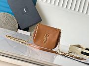 YSL JAMIE 4.3 Mini Bag Brown-16*11*4cm  - 1