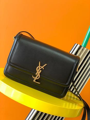 YSL SAINT LAURENT SOLFERINO MEDIUM SATCHEL IN BOX-23CM
